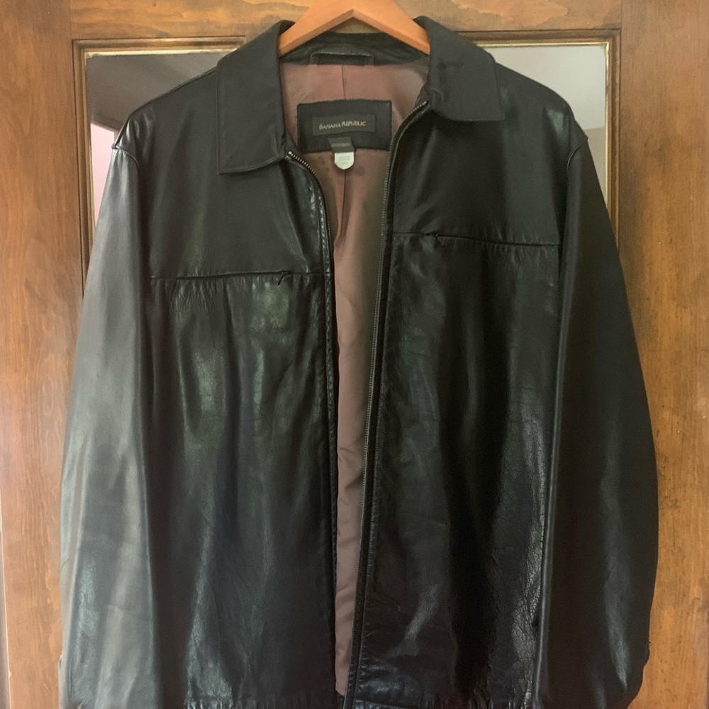 Men’s leather jacket